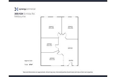 305/434 St Kilda Road Melbourne VIC 3004 - Floor Plan 1