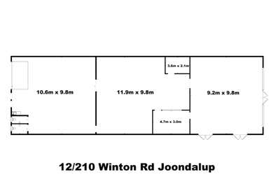 12/210 Winton Road Joondalup WA 6027 - Floor Plan 1