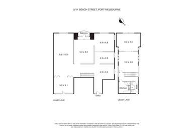 5/11 Beach Street Port Melbourne VIC 3207 - Floor Plan 1