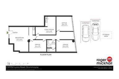 C107/52 Lyons Road Drummoyne NSW 2047 - Floor Plan 1