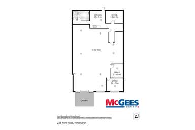 228 Port Road Hindmarsh SA 5007 - Floor Plan 1