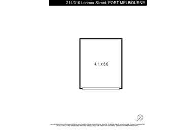 Unit 214, 310 Lorimer Street Port Melbourne VIC 3207 - Floor Plan 1