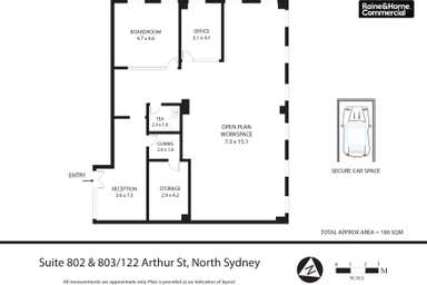 802 & 803, 122 Arthur Street North Sydney NSW 2060 - Floor Plan 1