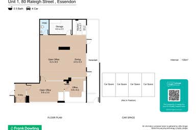 1/80 Raleigh Street Essendon VIC 3040 - Floor Plan 1