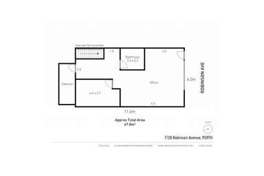 7/28 Robinson Avenue Perth WA 6000 - Floor Plan 1