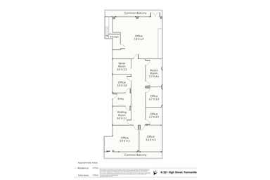 4/201 High Street Fremantle WA 6160 - Floor Plan 1