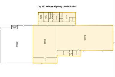 1a/257  Princes Highway Unanderra NSW 2526 - Floor Plan 1