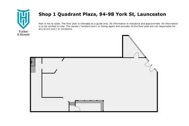 Shop 1 Quadrant Plaza, 94-98 York Street Launceston TAS 7250 - Floor Plan 1