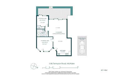 1/46 Tennyson Road Mortlake NSW 2137 - Floor Plan 1