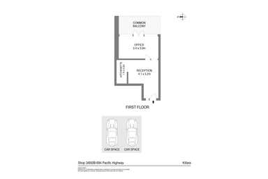 3/692b-694 Pacific Hwy Killara NSW 2071 - Floor Plan 1