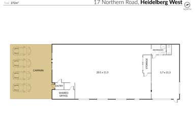 17 Northern Road Heidelberg West VIC 3081 - Floor Plan 1