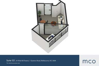 St Kilda Rd Towers, Suite 127, 1 Queens Road Melbourne VIC 3004 - Floor Plan 1