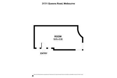 St Kilda Road Towers, 317/1 Queens Road Melbourne VIC 3004 - Floor Plan 1