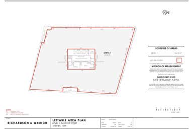 Level 1, 545 Kent Street Sydney NSW 2000 - Floor Plan 1