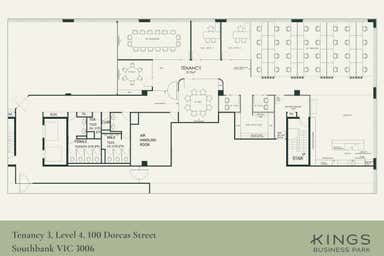 Kings Business Park, Part Level 4, 100 Dorcas Street Southbank VIC 3006 - Floor Plan 1