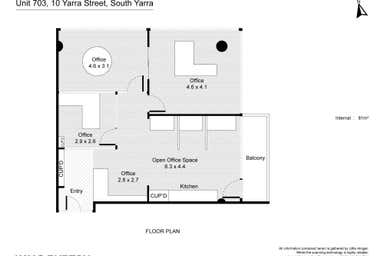 703/10 Yarra Street South Yarra VIC 3141 - Floor Plan 1