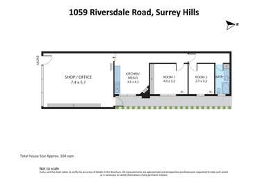 1059 Riversdale Road Surrey Hills VIC 3127 - Floor Plan 1