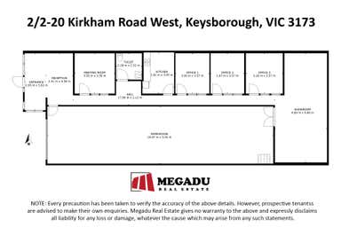 2/2 Kirkham Road West Keysborough VIC 3173 - Floor Plan 1