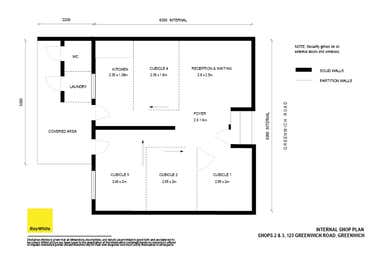 Shop 2 & 3 123 Greenwich Road Greenwich NSW 2065 - Floor Plan 1