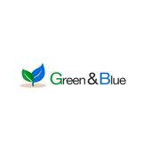 The Real Estate Green and Blue - EASTWOOD logo