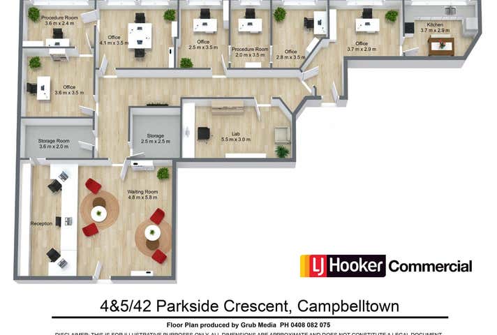 Suite 4&5, 42 Parkside Crescent Campbelltown NSW 2560 - Image 2