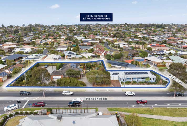 113-117 Pioneer Rd & 1 Rau Crt Grovedale VIC 3216 - Image 1