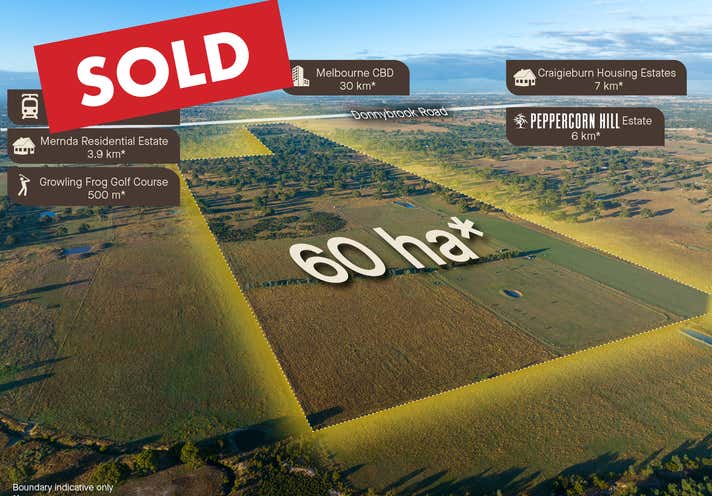 Sold Development Site & Land at 1785 Donnybrook Road, Woodstock, VIC ...