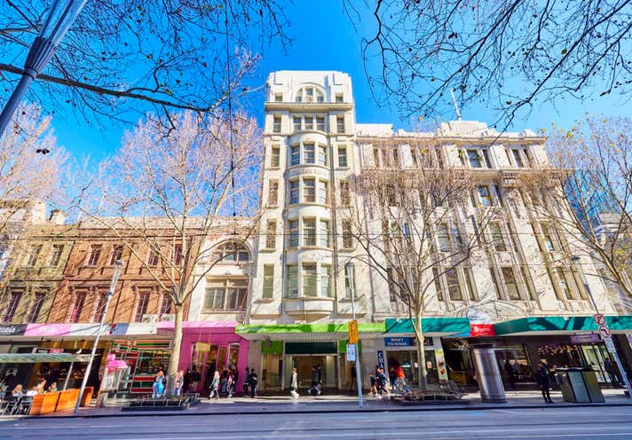 Swanston Street, Melbourne, Victoria - looking towards the…