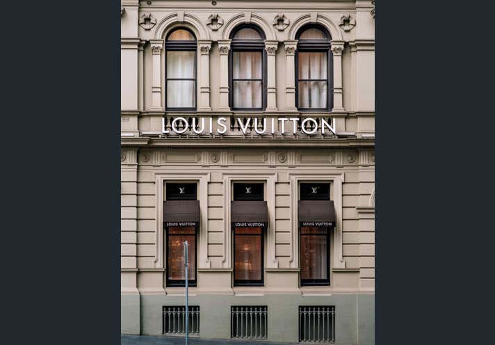 Landmark Louis Vuitton building on Melbourne's Collins Street for sale