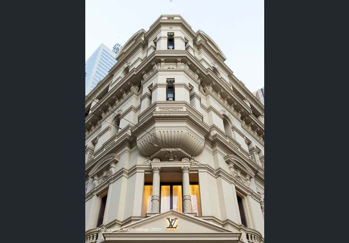 Louis Vuitton, Melbourne, View of 139 Collins Street, at th…