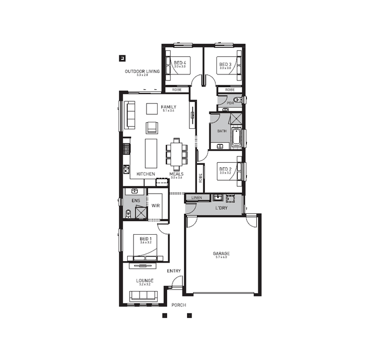 Stradbroke 210 Home Design & House Plan by Orbit Homes