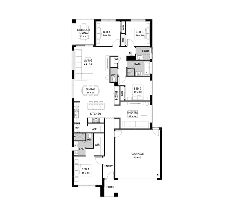 York Home Design House Plan by Boutique Homes