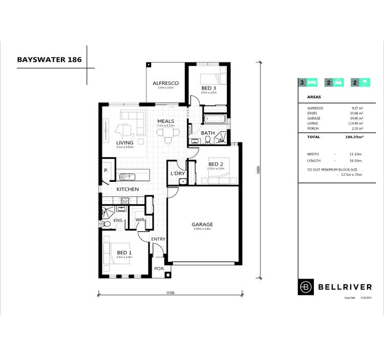 Bayswater Home Design & House Plan by Bellriver Homes