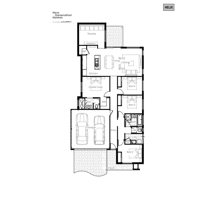 Helix Home Design & House Plan by New Generation Homes