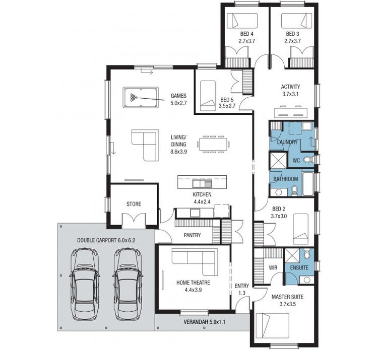 Nebraska Home Design & House Plan by SA Housing Centre