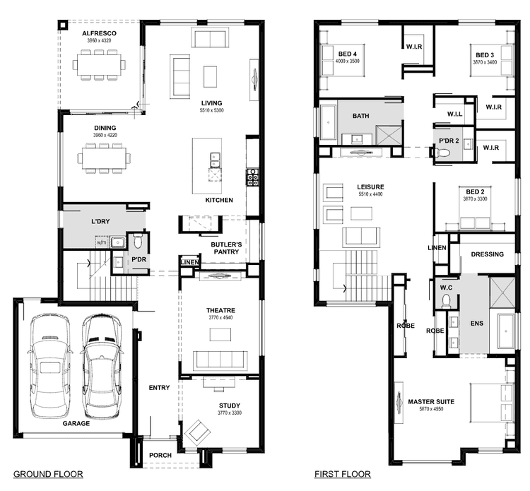 Emporio 34, 39, 40, 43 & 47 Home Design & House Plan by Henley