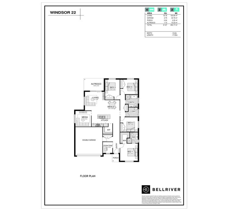 Windsor Home Design & House Plan by Bellriver Homes