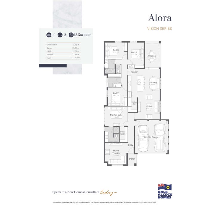 Alora Home Design & House Plan by Dale Alcock Homes