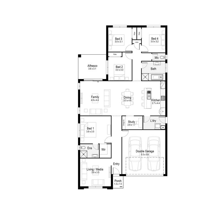 Saffron Home Design & House Plan by Hudson Homes