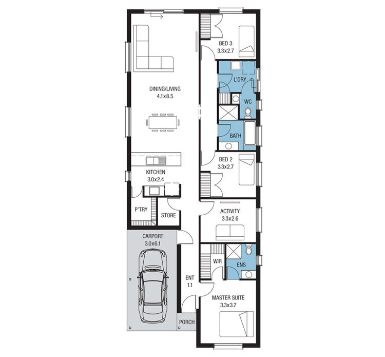 Cleveland Home Design House Plan By SA Housing Centre