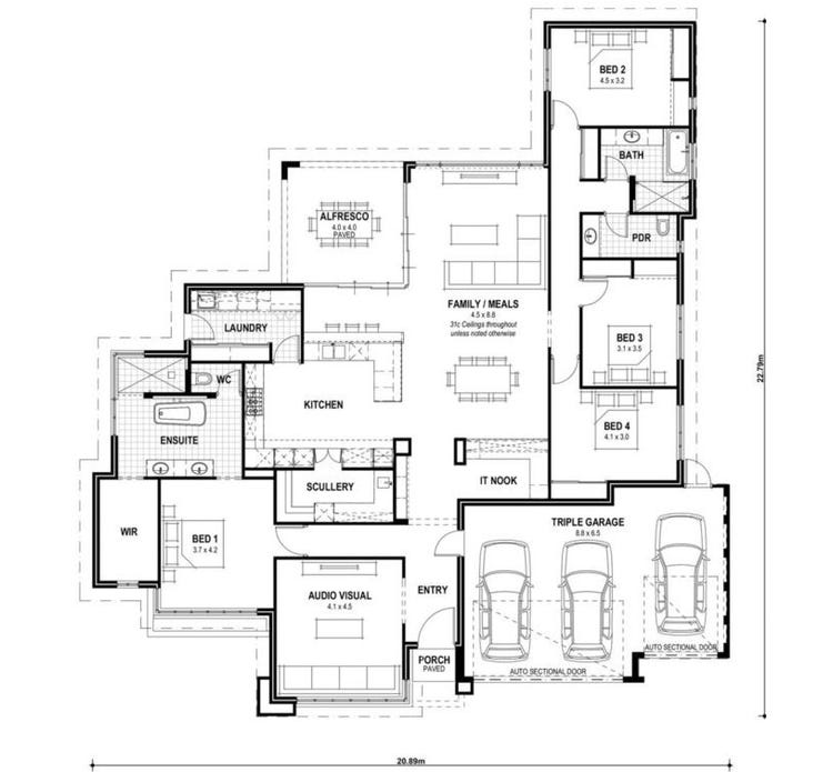 Home Design House Plan By Blueprint Homes