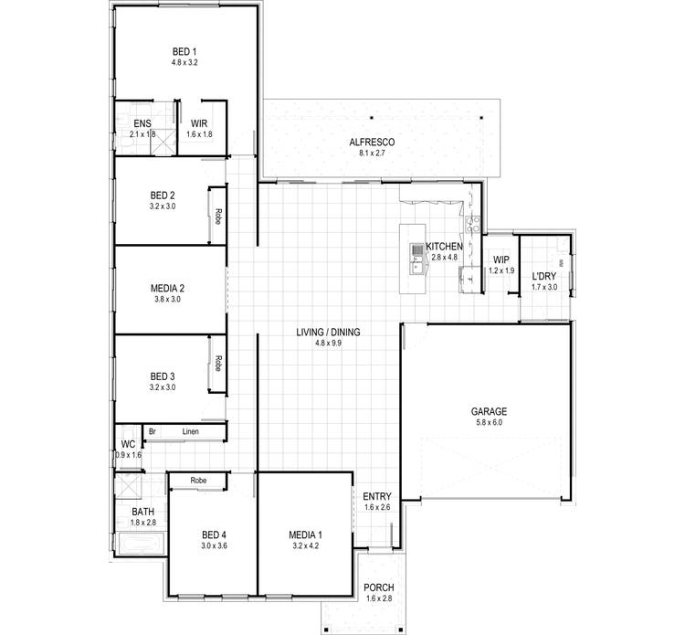 Meadow Home Design & House Plan by Vantage Homes Queensland