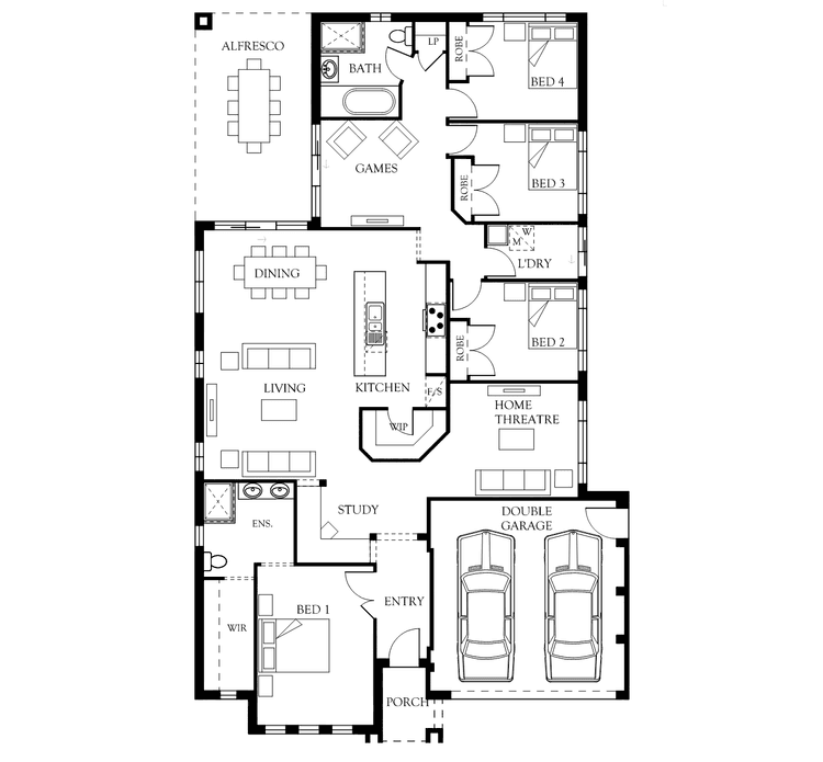 Drysdale Home Design & House Plan by Eden Brae Homes
