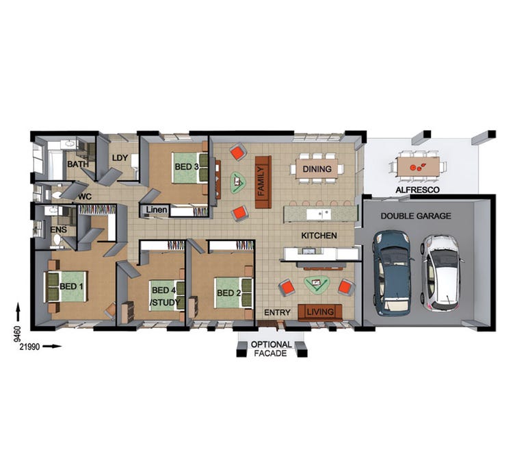 AR3814 Home Design & House Plan by Dixon Homes QLD