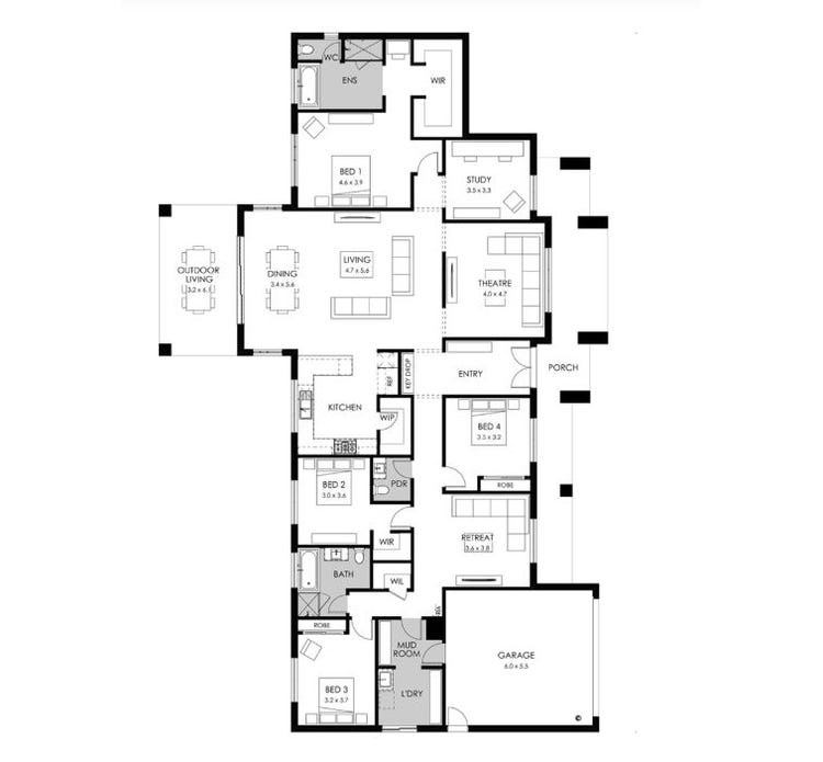 Montana Home Design House Plan by Boutique Homes