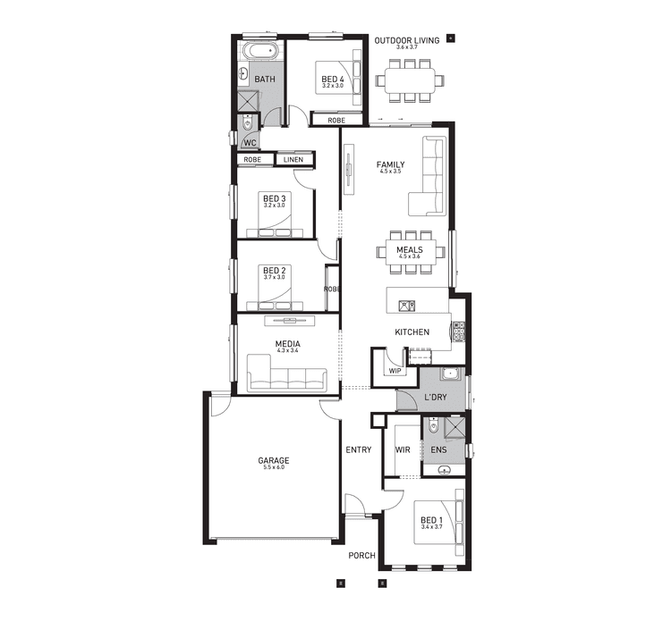 Heathmont 225 Home Design & House Plan by Orbit Homes