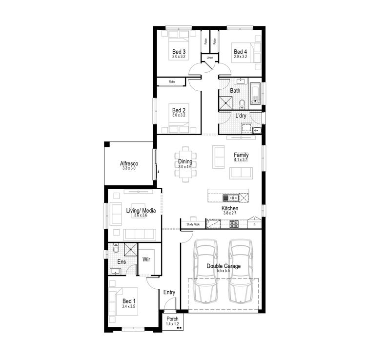 Jade Home Design & House Plan by Hudson Homes