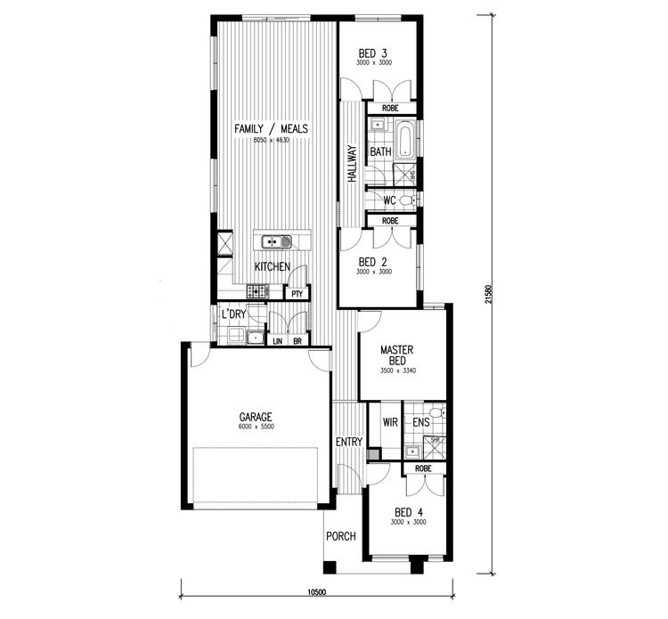 Yarra 20 Home Design & House Plan by Ridgewater Homes