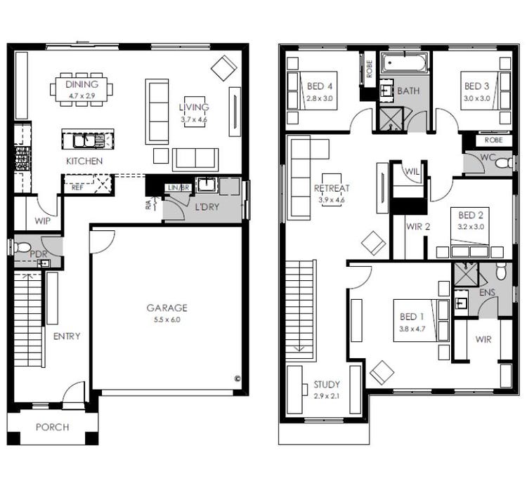 Midtown Home Design House Plan by Boutique Homes