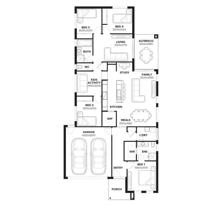 Lazenby Home Design & House Plan by Burbank Homes